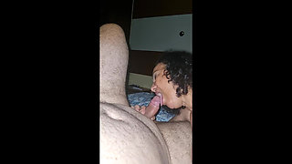 Sucking a Fan's Dick Until He Cums in My Mouth