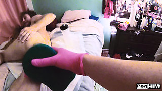 Siouxsie Q Trys to Fit the Whole Thing Inside of Him