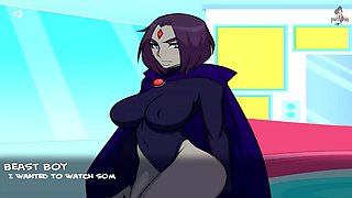 Raven goes wild with a hot punk blowjob in sinfully fun games