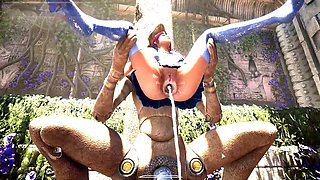 Climax, reverse gangbang, hentai