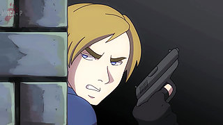leon from resident evil cartoon
