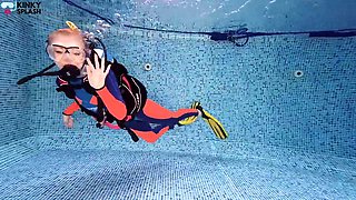 Lucy Laurens Underwater Lesbian Scuba Instructor POV Pussy Fuck Seduction