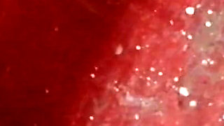 Aunty Smokes a Cigaratte in Night Gown