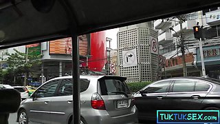 Real Thai amateur MILF pick up and fuck