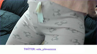 Masturbate with Pajamas - Cum with Pajamas