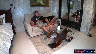 Thai Girlfriend Enjoys A Bisexual 3some - Cherry Lee