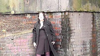 BBW amateur Emmas public masterbation and outdoor flashing of fat gal in homemade exhibitionist footage for voyeurs