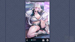 Rin's wet dribbling g-strings tease from her pussy