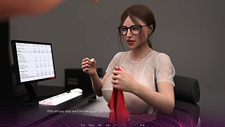 3D Game - THE OFFICE - Sex scene 9 No one can resist the hot secretary