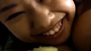 Fuko's Big Sweater - Asian Amateur with Huge Braless Tits