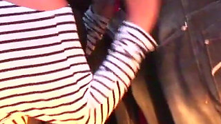 Krystal Pink Fucks and Sucks Dogger in the Woods