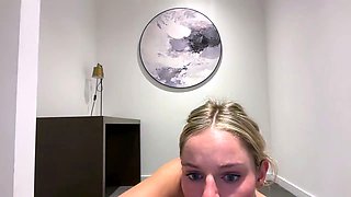 Naked Blonde Teen Girl Pussy Masturbation On Webcam