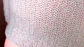 Anna Shpilman Creamy Clit Orgasm Close-up - Precum & Panty Cum Fetish