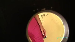 Veronica Avluv Glory Hole Blowjob - Big Tits Pornstar Sucks Dick & Swallows Cum