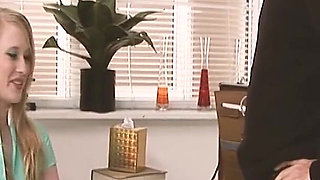 Dressed Babes Scene-2_busty Blonde Nurse Loves to Fuck Her Patient in the Office