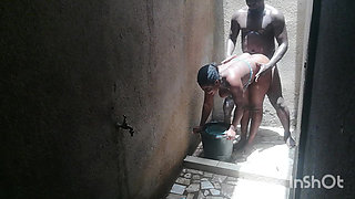 My best friend's wife called me in the shower while she was washing her private parts. I couldn't resist the temptation.