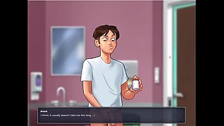 Summertime Saga Sex Scene: Dabby and Anon Hot 3D Cartoon Fuck in HD