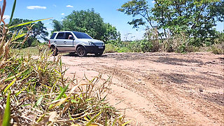 Couple Goes Camping on Halloween and His Wife Ends up Being Fucked by Monster