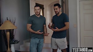 Big bust Spic mommy threesome sex with stepson