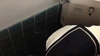 College Girls Footage of Sex in the Restroom 3-7
