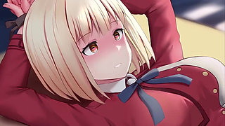 Chisato Footjob X Fucked by Huge Dick