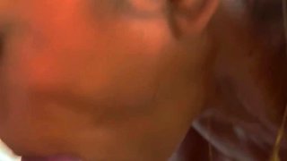 Hot Haley gives blowjob and first time anal