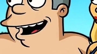 Beach Bitch 2: Pussy Full of Cum. Cartoon Simpsons Parody.