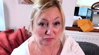 Busty Blond Punished For Her Big Boobs