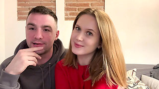 Shy College Girl Una Fairy Behind The Scenes BTS with Perfect Tits and Big Cumshot