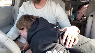 Road Blowjob and Sex in the Backseat