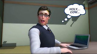 Bovine Origins: Big Tits, Big Ass  Blowjob Porn