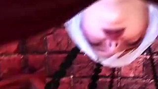 B016 Slave Being Fucked From Front to Back by a Dildo