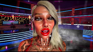 Bimbo Mega Fake Tits Fuked Hard in Disco