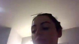 Brunette Showering: Big Tits, Amateur  Fansly Porn