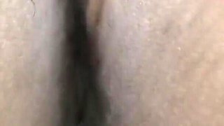 Double penetration with my butt plug, horny milf wife