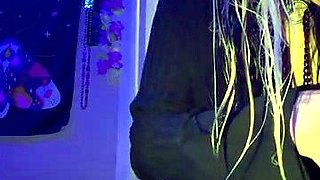 Naughty blonde teen girl loves to use her toy