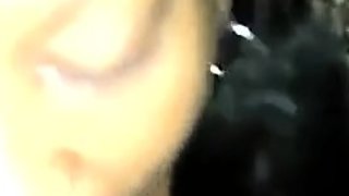 Black Homemade Cheating Slut Sucks Dick in Bathroom