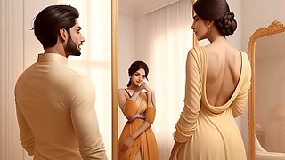 Cheating stepsister gets pounded by a huge Indian cock