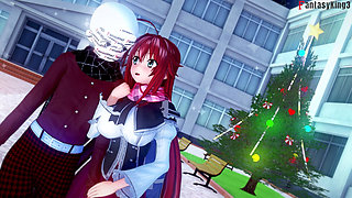 Rossweisse almost catch me fucking Akeno - DXD NTR Madness Series