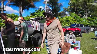 Reality kings scene with adroit Lucas Frost and Cheerleader Kait from RK Prime