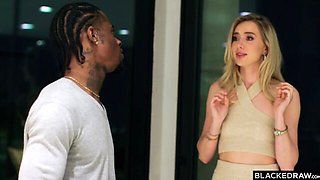 Sensual Haley Reed and Damion Dayski - interracial clip - Blacked Raw