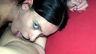 Germans without a condom swingers let creampie with sperm in the club