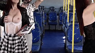 Stranger Creampies College Student Fanny Squirting on Bus
