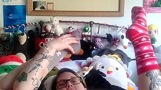 Pussy spreading close ups of blonde slut Adele Sunshine