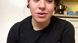 Amateur blondie solo anal masturbation
