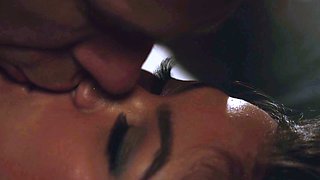 Gorgeous brunette babe fucked hardcore in the bathroom