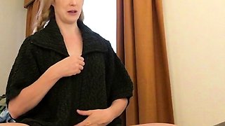 Amateur Blonde Closeup Anal Masturbation