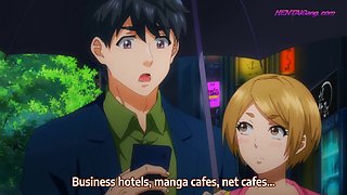 Cute newlywed begs for more as hubby licks and fingers her to orgasm (Exclusive Anime)