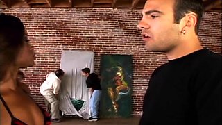 Italian sex clip with euro anal joy and naughty blowjob