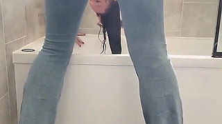 Washing Hair in Heels